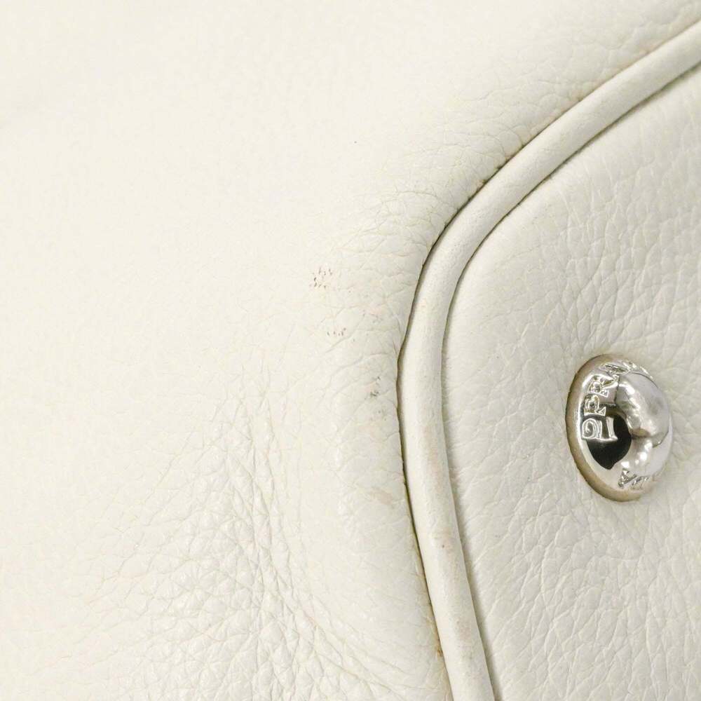 PRADA White Leather Shoulder Bag - Picture 16 of 16